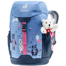 Kinderrucksack DEUTER "SCHMUSEBÄR 8 L", blau (pacific, marine), Rucksäcke, Kinder, Polyester, für Kinder