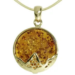 OSTSEE-SCHMUCK Kette mit Anhänger Ostsee-Schmuck Kette mit Anhänger Verna Kette mit Anhänger Verna (2-tlg) goldfarben 42 cm