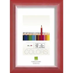 Rahmen , Rot , Holz, Glas , rechteckig , 52.6x42.6 cm , Fsc , Bilder & Rahmen, Bilderrahmen, Bilderrahmen & Fotorahmen