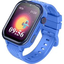 GARETT ESSA_4G_BLU Smartwatch (2,5 cm, sim-karte), Kinder Smartwatch mit GPS WhatsApp Videoanruf blau