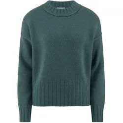 Le pull encolure ronde Peter Hahn turquoise