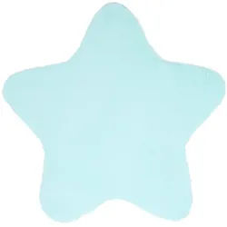 Ben'n'jen Kinderteppich , Blau , Textil , Uni , 80x80 cm , Textiles Vertrauen - Oeko-Tex®, Bsci, Global Recycled Standard (Grs) , rutschfest, pflegeleicht , Teppiche Und Böden, Teppiche, Kinderteppiche