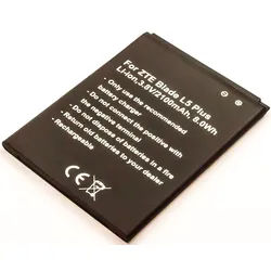 AGI Akku für Zte Blade L5 Plus Li-Ion 3,8 Volt 2100 mAh schwarz Handy-Akku 2100 mAh (3.8 V) schwarz