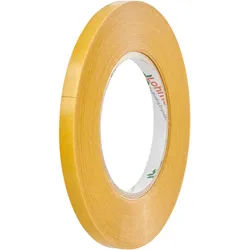 DuploCOLL 3720, Doppelseitiges Spezialpapier-Klebeband, sehr starker Acrylatklebstoff 9 mm | 50 m, transluzent