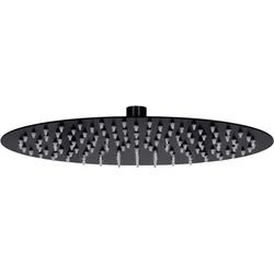 Helloshop26 - Regenduschkopf Sprühduschkopf Duschkopf Badezimmerzubehör Edelstahl 30 cm rund schwarz 02_0002074