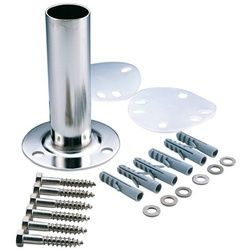 Leiterendstücke 1 Paar aus Edelstahl V4A für Holmdurchmesser 43 mm