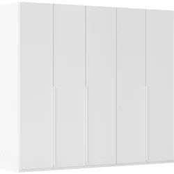 LeGer Home by Lena Gercke Kleiderschrank Schrank Garderobe Ankleide Schlafzimmer Flur SERINA Eyecatcher (3 verschiedene Ausstattungen BASIC/CLASSIC/PREMIUM (inkl. SOFT-CLOSE) in 6 Breiten (101 - 401 cm) mit Front Glas oder Dekor MADE IN GERMANY weiß 251 cm x 223 cm x 61 cm