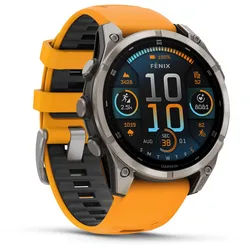 Garmin Fenix 8 47mm Amoled Sapphire Titan Sportuhr in graphit-titanium, Größe Einheitsgröße - grau