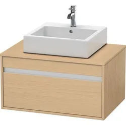 Duravit Ketho Konsolenwaschtischunterbau wandhängend Natur Eiche Matt 800x550x426 mm - KT669403030 KT669403030