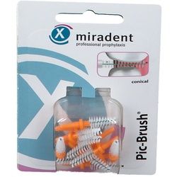 miradent Pic-Brush® Ersatz-Interdentalbürsten orange konisch 2,5 - 5,0 mm
