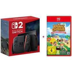 Nintendo Switch 2 Switch 2 Konsole + Animal Crossing: New Horizons (Bundle) schwarz