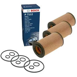 3x Ölfilter BOSCH F 026 407 112 für Mercedes-Benz Jeep Dodge CLS Sprinter 3, C