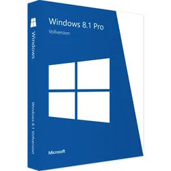 Microsoft Windows 8.1 Pro | 64-Bit | OEM | DE | Blitzversand