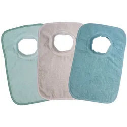 Wörner Lätzchen Riesen-Schlupflatz 3er Pack, (3-St), maschinenwaschbar, trocknergeeignet grün