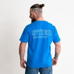 STIER Heavy Tee Logo Capsule organic cotton S Indigo Blue