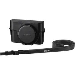 Sony RX100 Lederoptik-Schutzhülle mit Mikrofonbuchsenöffnung (LCJRXKB.SYH)