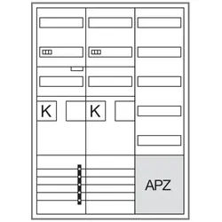 Hager Komplettschrank ZB33ET225W1, 2 Zählerfelder eHZ, 1 Verteilerfeld, APZ
