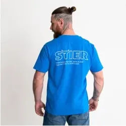 STIER Heavy Tee Logo Capsule organic cotton XL Indigo Blue