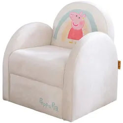 Roba Kindersessel Peppa Pig , Beige , Holzwerkstoff , Film/Serie/TV , 44x50x45 cm , Babymöbel & Kindermöbel, Babyzimmer, Kindersessel & Kindertische