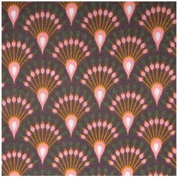SCHÖNER LEBEN. Stoff Tischdeckenstoff Meterware abwb. besch. Baumwolle aubergine 1,45m, abwaschbar lila