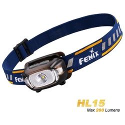Fenix HL15 LED Stirnlampe inklusive Batterien, max. 200 Lumen