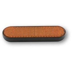 ECIE Reflektor gebogene Form, gelb mit selbstklebender Folie, gelb