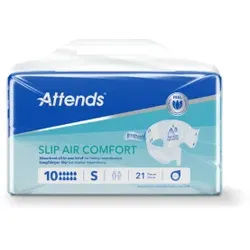 Attends Slip Air Comfort 10 Inkontinenzslips, saugfähig, Saugfähige Slips für starke Harn- und Stuhlinkontinenz, 1 Packung = 21 Stück, Größe S (Umfang 50-85 cm)