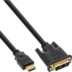 2m - 30er Bulk-Pack Inline® HDMI-DVI Kabel, vergoldete Kontakte, HDMI auf DVI