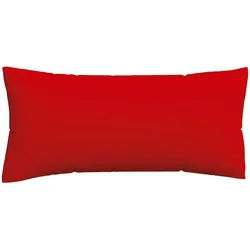 Schlafgut Kopfpolsterbezug , Dunkelrot , Textil , Uni , 40x80 cm , Textiles Vertrauen - Oeko-Tex®, AZO-frei, Oeko-Tex® Standard 100 , bügelleicht, bügelfrei , Heimtextilien, Bezüge, Polsterbezüge
