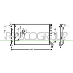 PRASCO Motorkühler für Fiat Doblo FT908R001