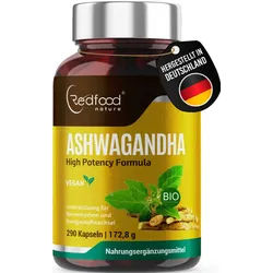 Redfood® Bio Ashwagandha Kapseln 290 St