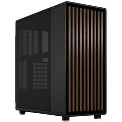 FRACTAL Midi Tower Design North Charcoral schwarz