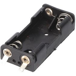 Batteriehalter für 2x Micro mit Lötanschluss