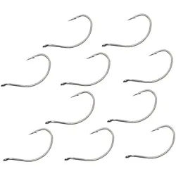 Savage Gear Dropshot-Haken Dropshot Super Slide Haken 10St Einzelhaken Dropshothaken Angelhaken, (Spar_Set, 10-St), Aus geschmiedetem Carbonstahl, mit Nanospitzen und Mikro-Widerhaken 4