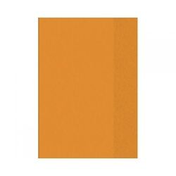 Heftumschlag A5, transparent, orange