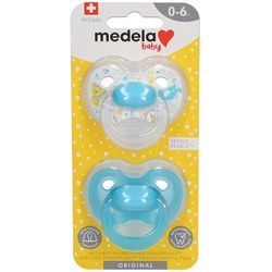 Medela Baby Original Schnuller Türkis 0-6 Monate DUO 2 Schnuller