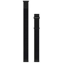 Garmin Smartwatch-Armband Schnellwechsel-Armband 18mm Nylon Schwarz/Schiefer schwarz