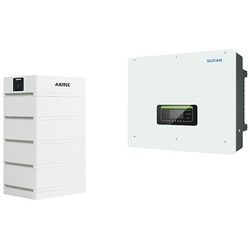 Axitec + Sofar HV-Speichersystem, 13,5 kWh nutzbar, 3-phasig