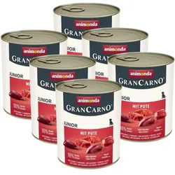 ANIMONDA GranCarno Junior Geschmack: Truthahn 6x800g