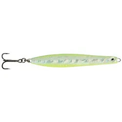 Savage Gear Kunstköder, Savage Gear Mini Seeker ISP 6,8cm 12g NL Fluo UV Green Yellow Weitwurfblinker