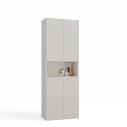 Raumhirsch Furniture Badkommode Badkommode Badezimmerschrank Wäscheschrank (mit drei Türen - 5 Regale - Maße 30 x 60 x 174 cm), verschiedene Farben