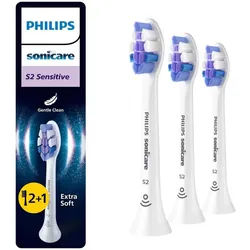 Philips Sonicare Aufsteckbürsten S2 Sensitive weiß, 3 Stück