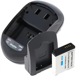 Schnell-Ladegerät und Akku passend für den Panasonic DMW-BLH7 Akku Lumix DMC-GM1, Lumix DMC-GM1K S