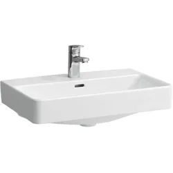 LAUFEN Pro S Compact Waschtisch 8179590001091 60 x 38 cm, weiß, ohne Hahnloch, mit Überlauf