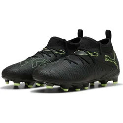 Puma Future 8 Match Fg/Ag Jr puma black-fizzy light-green terrain (02) 3