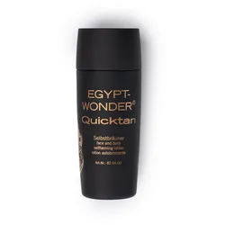 EGYPT-WONDER Selbstbräunungsöl Quicktan, 100ml Inkl. Auftraghandschuh und Pigmentpinsel, Natürlich wirkende Bräune ohne Sonne – Mit DHA & Erythrulose
