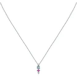 CHRIST Silberkette CHRIST Damen-Kette 925er Silber, recycelt Zirkonia silberfarben