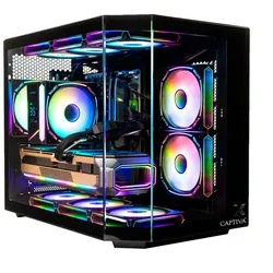 CAPTIVA Advanced Gaming R92-543 PC (AMD Ryzen 7 5700X, GeForce® RTXTM 5060 Ti, 32 GB RAM, 2000 GB SSD, Luftkühlung, WLAN, Windows 11 Home) schwarz