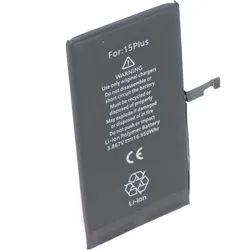 Akku passend für Apple iPhone 15 Plus, Li-Polymer, 3,86V, 4383mAh, 16,95Wh, ohne Werkzeug
