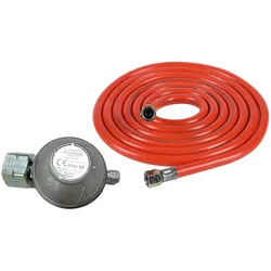 ROTHENBERGER Industrial Set Gasdruckregler 300 mbar mit 3 m Niederdruckschlauch | 2 kg/h | Abgangsgewinde 3/4" - 1500005430